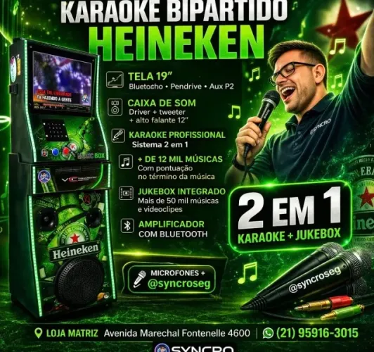 karaokê Bipartido Heineken