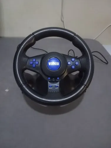 Volante Gamer | Vibration steering Wheel 3 em 1