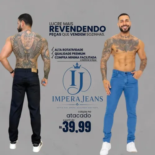 CALÇA JEANS MASCULINA PARA REVENDA