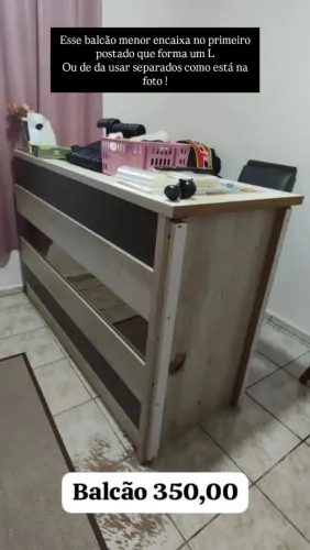 Vendo 2 balcão