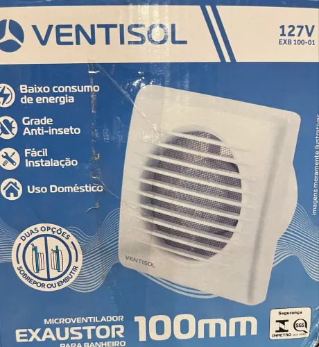 Exaustor para banheiro 