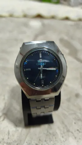 Relógio Orient Automático Azul Nebuloso