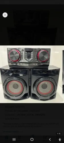 Mini system LG usado em perfeito funcionamento 