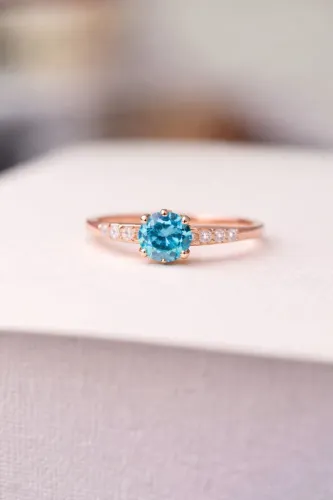 Anel em Ouro Rosé 18k