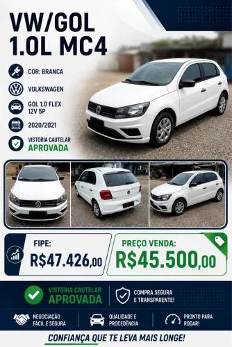 Volkswagen Gol Geração VII 1.0 12V Flex Mec. 4P 2021