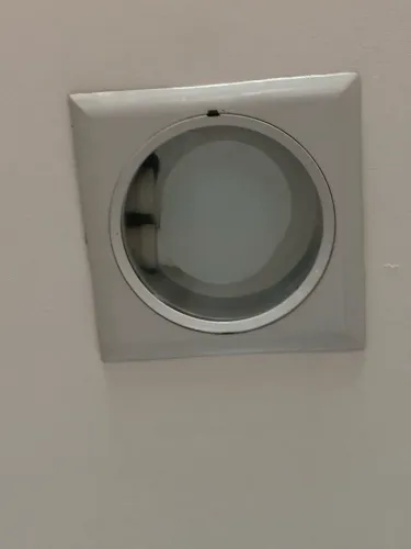 Luminária embutir 2 lâmpadas 