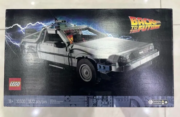 lego delorean - de volta para o futuro