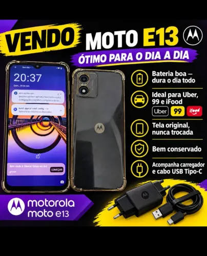 vendo celular motorola moto e 13 em perfeitas condiçoes