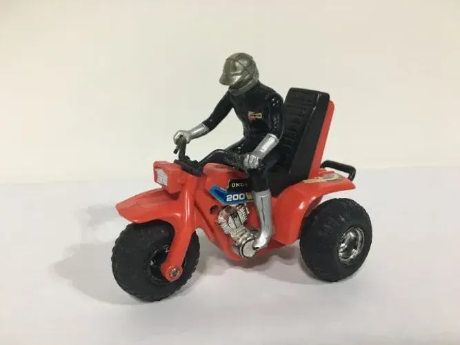 Raro Triciclo Honda 200 Anos 80 - Tricycle Jet Speed Dirt Wheels (Everbright Toys)
