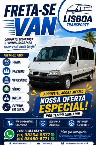 FRETE VAN COM MOTORISTA