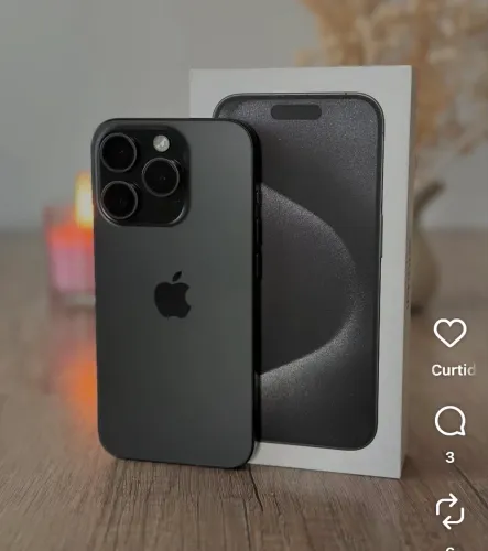 iPhone 15 pro preto 128Gb 6 meses de garantia