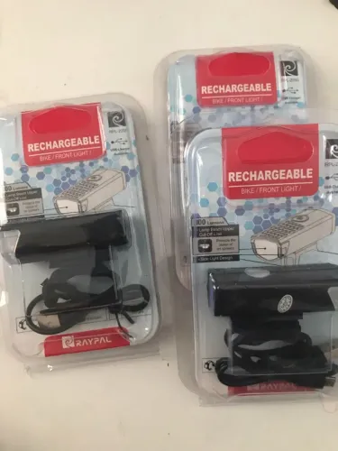 farol dianteiro a bateria recarregável para bike