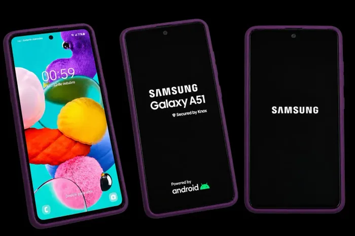 Celular Samsung A51 com 128gb + SD 32gb e 4gb de RAM, preto em excelente estado.