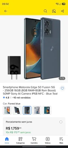 Vendo Motorola Edge 50 Fusion