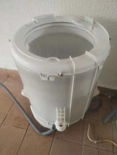 Cesto com mecanismo e motor máquina de lavar eletrolux 8kg