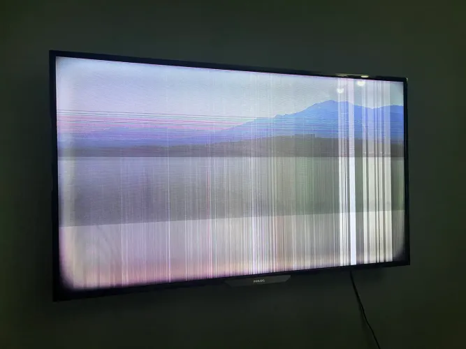 TV ( está apenas com um fuzil queimado é barato pra trocar)