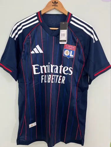 Camisa do Lyon da França 2025/26 - Modelo Jogador (Pronta Entrega)