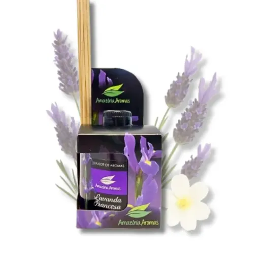 Difusor de Ambientes Lavanda Francesa 270mL - 6 Varetas | Aroma Relaxante e Elegante