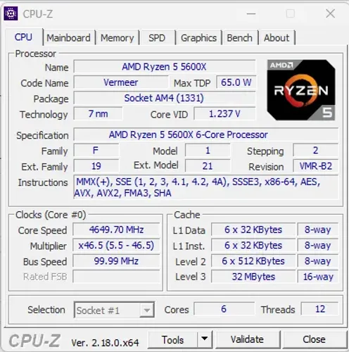 Ryzen 5 5600X - Perfeito Estado