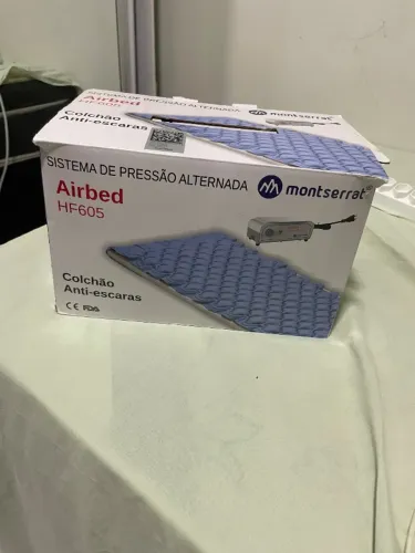 Colchão pneumático antiescaras Airbed HF605, da Montserrat