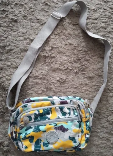 Bolsa impermeável nova florida colorida tamanho médio forrada e linda