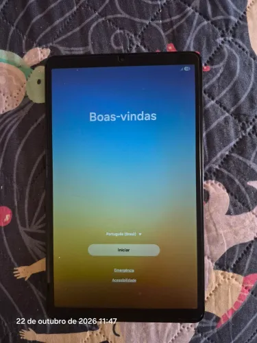 Tablet usado sem carregador