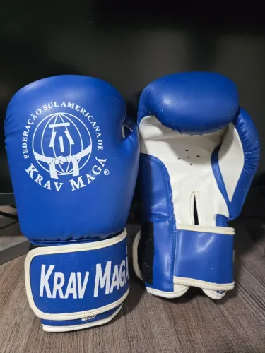 Luva de Boxe / Krav Maga 12 Oz - Estado de Nova (Usada só 2 vezes!)