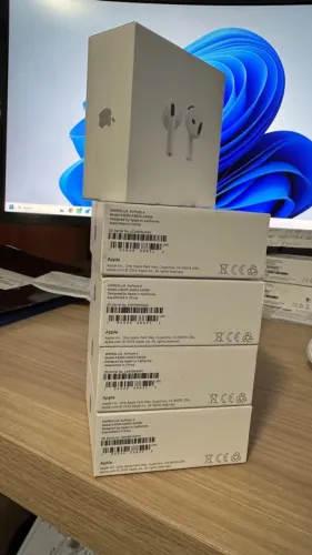 Apple AirPods 4 Modelo MXP63LL/A, Produto 100% Original Com Nota Fiscal de Compra nos USA