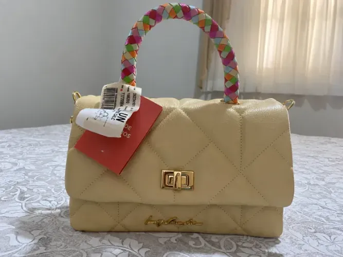 Bolsa Luiza Barcelos Viena em couro ? nova com etiqueta