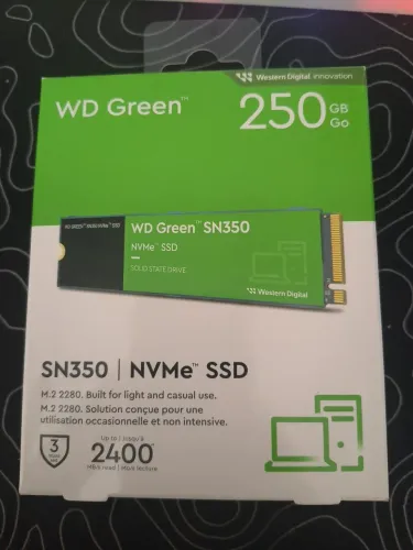 SSD WD Green 250GB NVMe M.2  + Windows 11