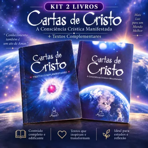2 Livros Cartas de Cristo Usados em Excelente Estado