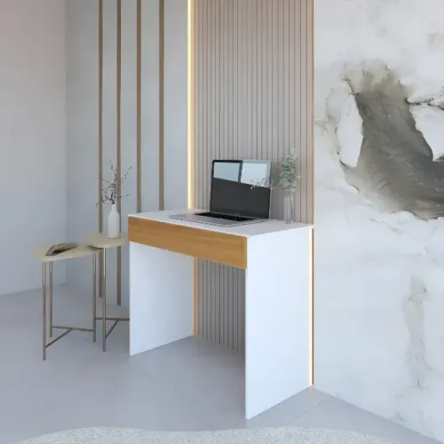 Mesa / Escrivaninha compacta, moderna