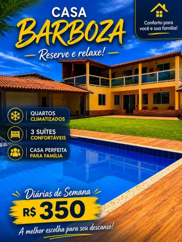 Casas para festas e temporada