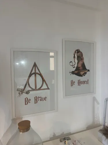 Par de quadros Harry Potter