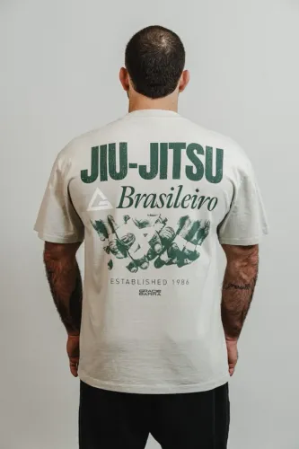 Camiseta Gracie Barra Grip (Cor Natural)