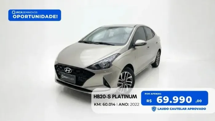 Hyundai HB20S Platinum 1.0 TB Flex 12V MEC 2022