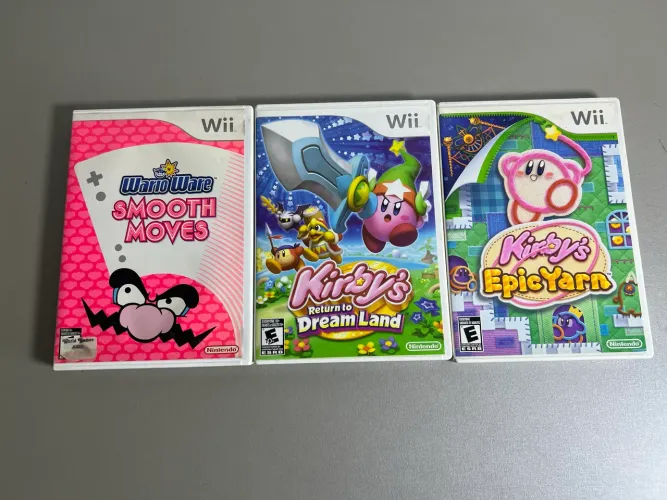 KIT 3 - KIRBY E WARRIO (3 jogos)