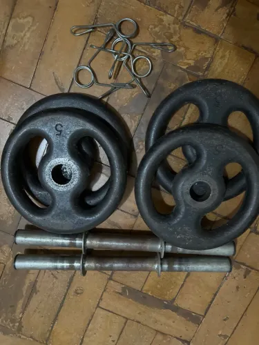 Halteres 20 kg de ferro