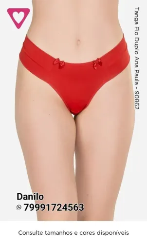 Tanga Fio Duplo Ana Paula - Romance