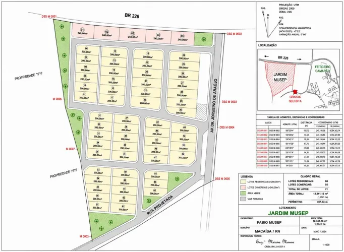 2.7ha as margens da BR 226 dos Guarapes Natal/RN.