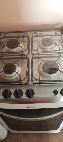 ? FOGÃO 4 BOCAS CHEF SUPER - ÓTIMO ESTADO ?