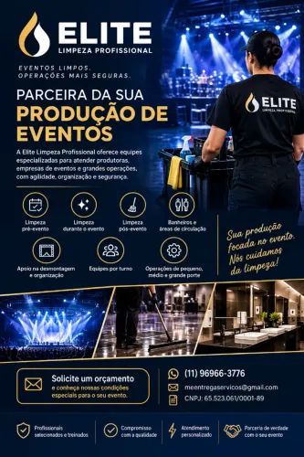 Limpeza eventos