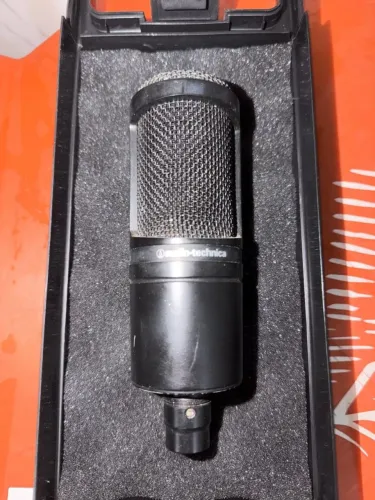 Microfone condensador audio-technica