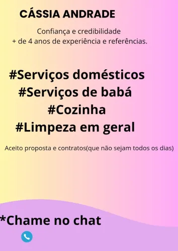 Diarista, babá e outros 