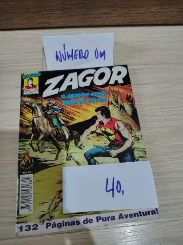 Gibis especiais do Zagor, - números UM, coloridas, etc. Valores nas fotos, confira!