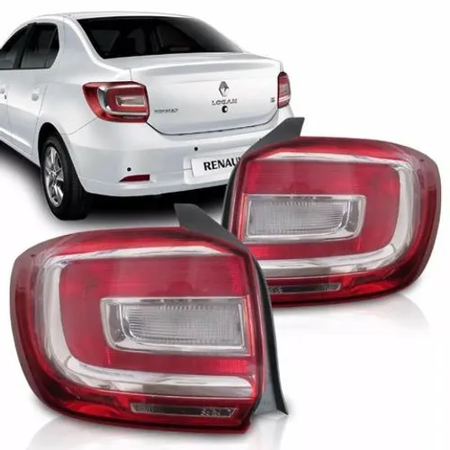 Par Lanterna Traseira Renault Logan 2014 2015 2016