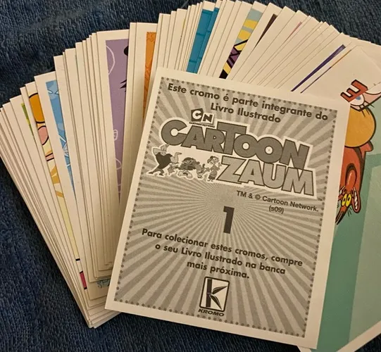 30 figurinhas Cartoon Zaum