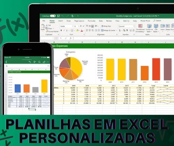 Faço sua planilha excel - vendas, controle financeiro, acompanhamento de tarefas, etc.