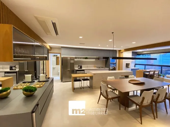 Apartamento 3 suítes, 160m², cozinha fechada OPORT