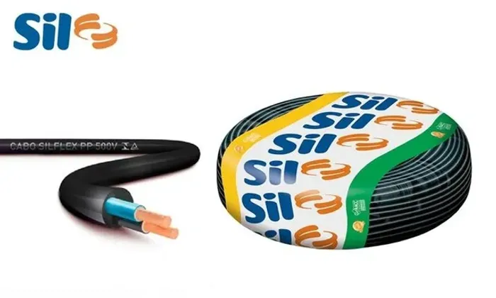 cabo pp 2x1,0mm rolo fechado 100m *(Jk eletrônicos)*